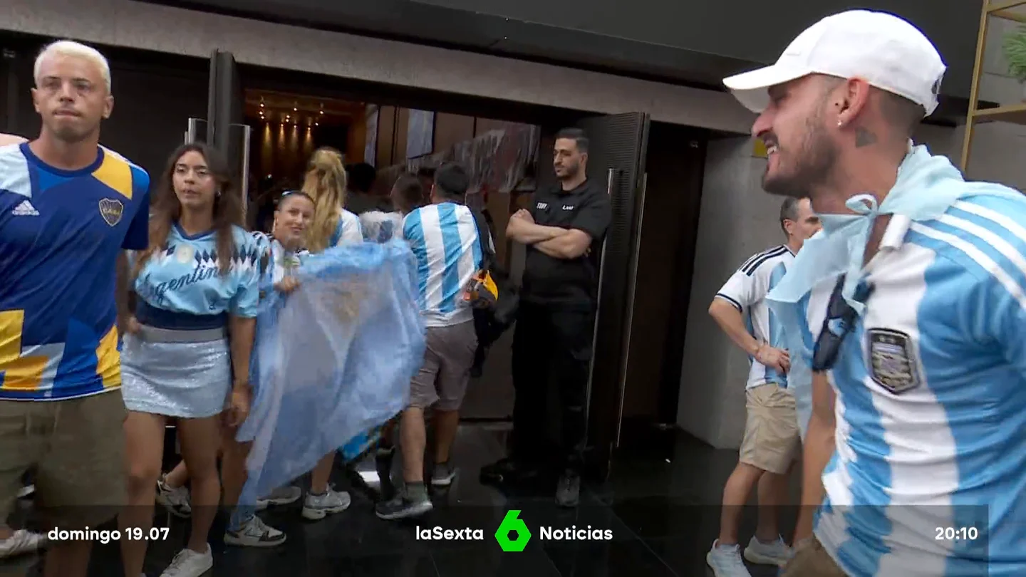 Así viven la final del Mundial los argentinos de España Así viven la final del Mundial los argentinos de España