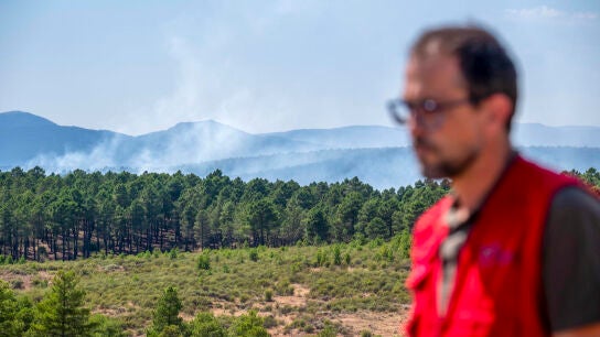 Incendio de la Sierra Norte de Guadalajara.