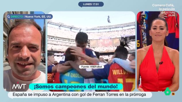 "Seguramente estuviese bueno por el precio", afirma Julio Su&aacute;rez, que entre otras curiosidades sobre la celebraci&oacute;n de los jugadores de Espa&ntilde;a tras ganar el Mundial, desvela que Llorente y Ferr&aacute;n Torres disfrutaron de una exclusiva botella de vino.