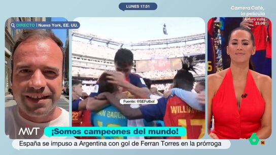 "Seguramente estuviese bueno por el precio", afirma Julio Su&aacute;rez, que entre otras curiosidades sobre la celebraci&oacute;n de los jugadores de Espa&ntilde;a tras ganar el Mundial, desvela que Llorente y Ferr&aacute;n Torres disfrutaron de una exclusiva botella de vino.