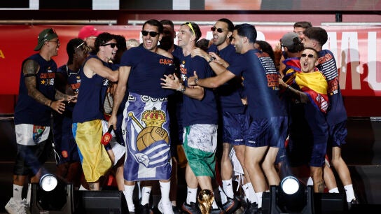 Celebraci&oacute;n del Mundial en Madrid