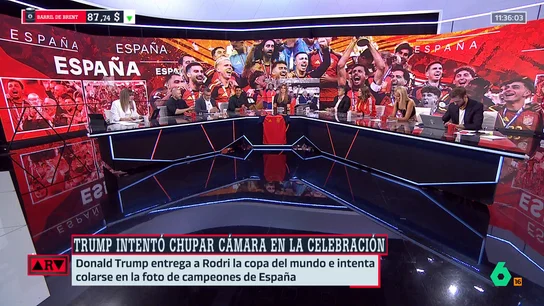 Rafa López analiza el papel de Trump en la final del Mundial: "El problema de Trump se llama midterm elections, puede perder el control del Senado" Rafa López analiza el papel de Trump en la final del Mundial: "El problema de Trump se llama midterm elections, puede perder el control del Senado"