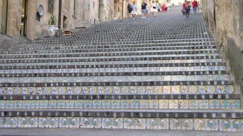 Escalinata Santa Maria del Monte, en Sicilia