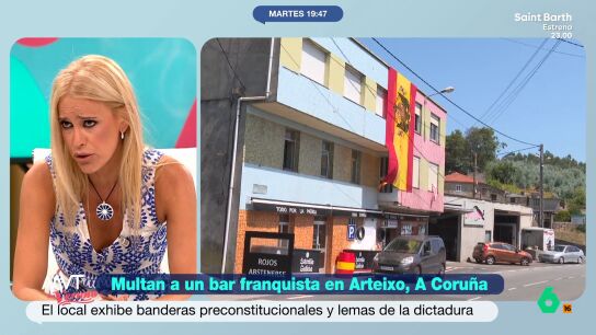 "La mayor parte de restaurantes de Galicia presumen de sus vinos, quesos, carnes, pescados y empanadas, y este se&ntilde;or tiene una pedazo de empanada brutal", comenta Afra Blanco sobre el due&ntilde;o de un bar de Arteixo multado por apolog&iacute;a del franquismo.
