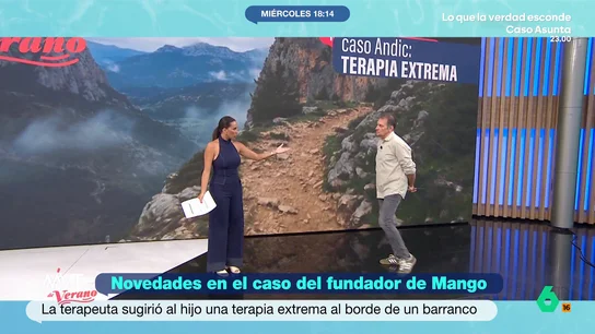 Al borde del precipicio: ¿en qué consiste la terapia extrema que la terapeuta aconsejó al hijo del fundador de Mango? Leo Álvarez y Bea de Vicente analizan en qué constaría la terapia extrema que recomendó la terapeuta de la familia Andic y cómo beneficia, o perjudica, este nuevo dato al hijo del fundador de Mango.