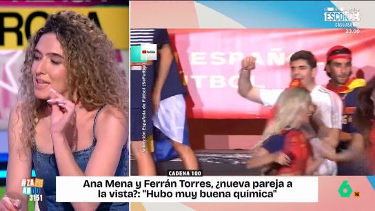 Rosa Bleda analiza los rumores que han surgido sobre Ferr&aacute;n Torres y Ana Mena y asegura que hay fuentes que les vieron juntos en la fiesta de la selecci&oacute;n y "dicen que hubo mucha qu&iacute;mica entre ellos".