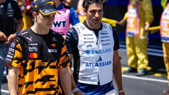 Oscar Piastri y Carlos Sainz 