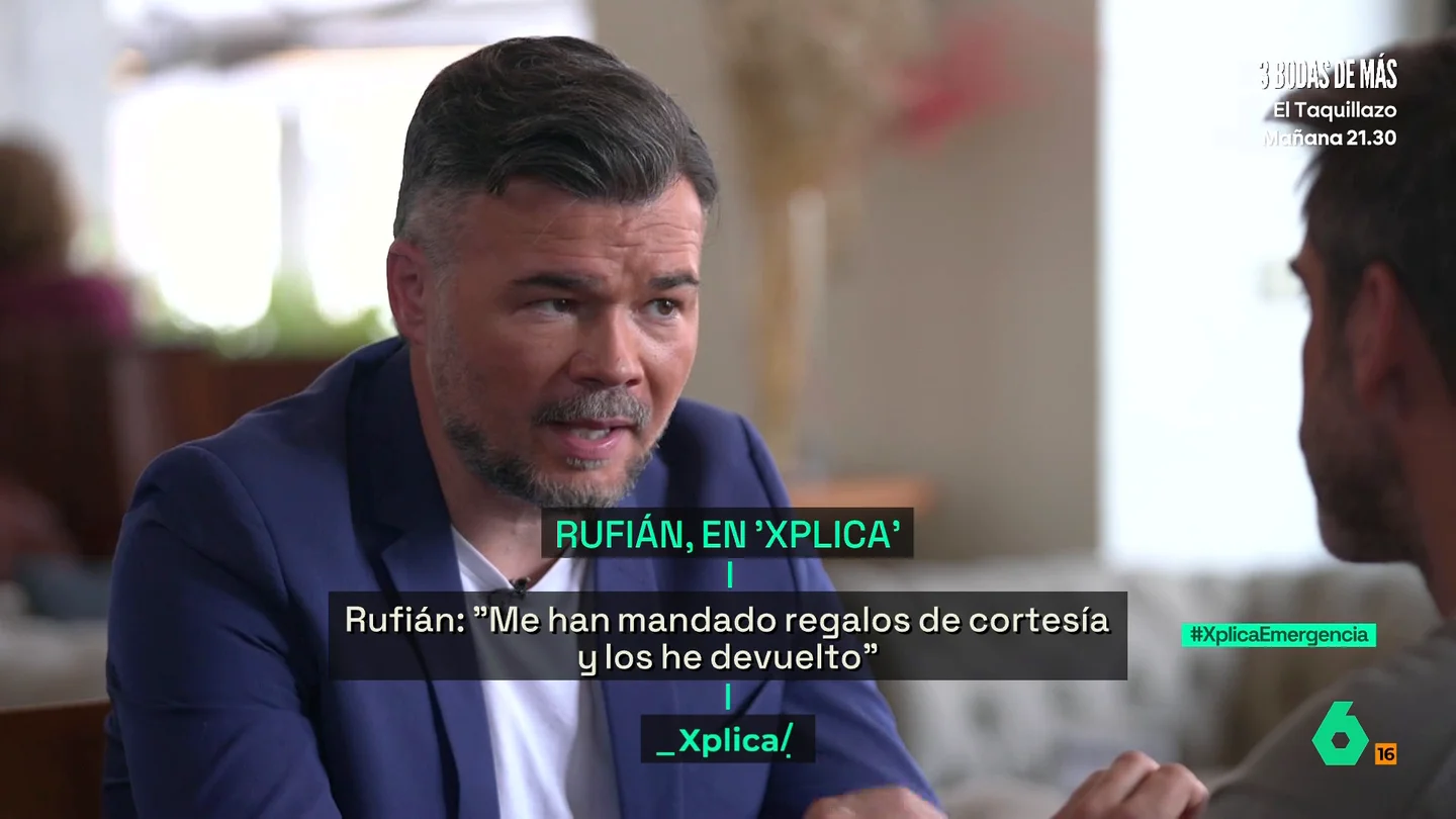 Rufián sobre Zapatero Rufián sobre Zapatero