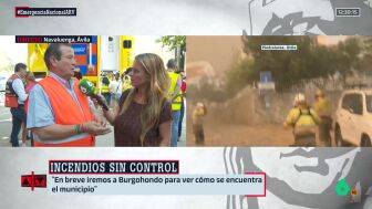 El alcalde de Burgohondo da por finalizado el incendio y reclama que se permita a los vecinos volver a sus casas: "Peligro, peligro, no hay"