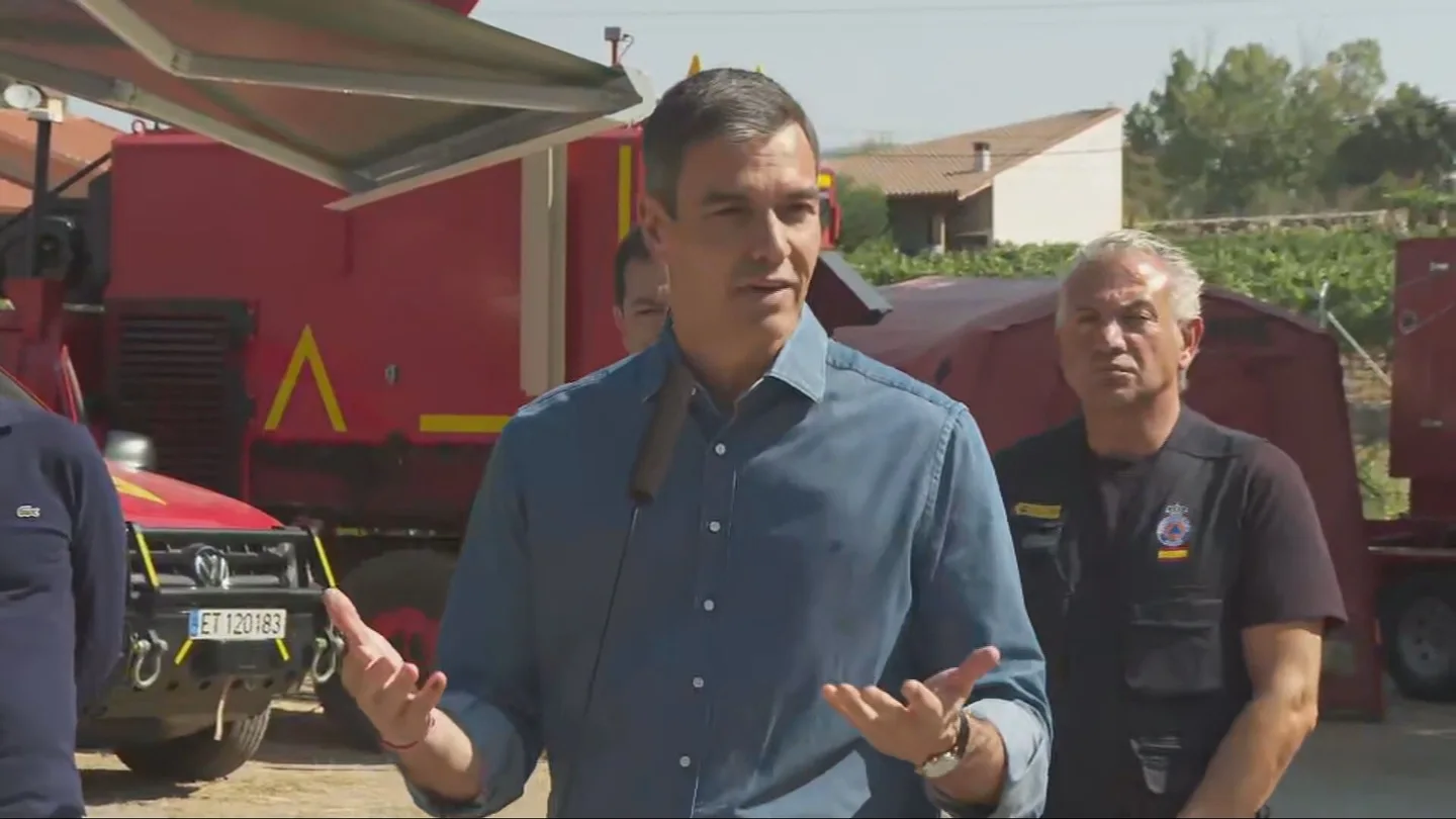 El presidente del Gobierno, Pedro Sánchez, habla desde Navaluenga, Ávila El presidente del Gobierno, Pedro Sánchez, habla desde Navaluenga, Ávila