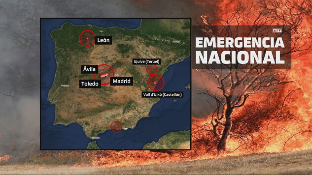 Los incendios que asolan Espa&ntilde;a