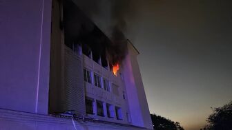 Incendio en un edificio de Arroyo de la Miel