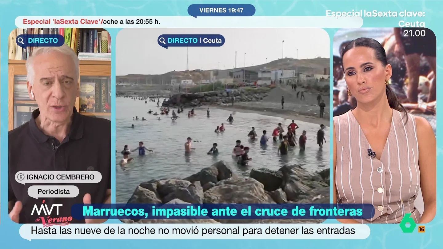 Ignacio Cembrero cree que "va siendo hora" de que España y Marruecos negocien: "La situación es insostenible" El periodista señala que en el diario más afín a la Casa Real marroquí han publicado un artículo en el que expone que la situación se arreglará cuando España y Marruecos colaboren.