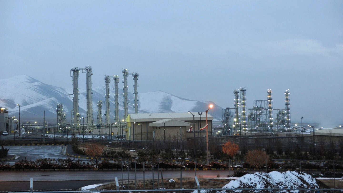 Las instalaciones nucleares de agua pesada de Arak.