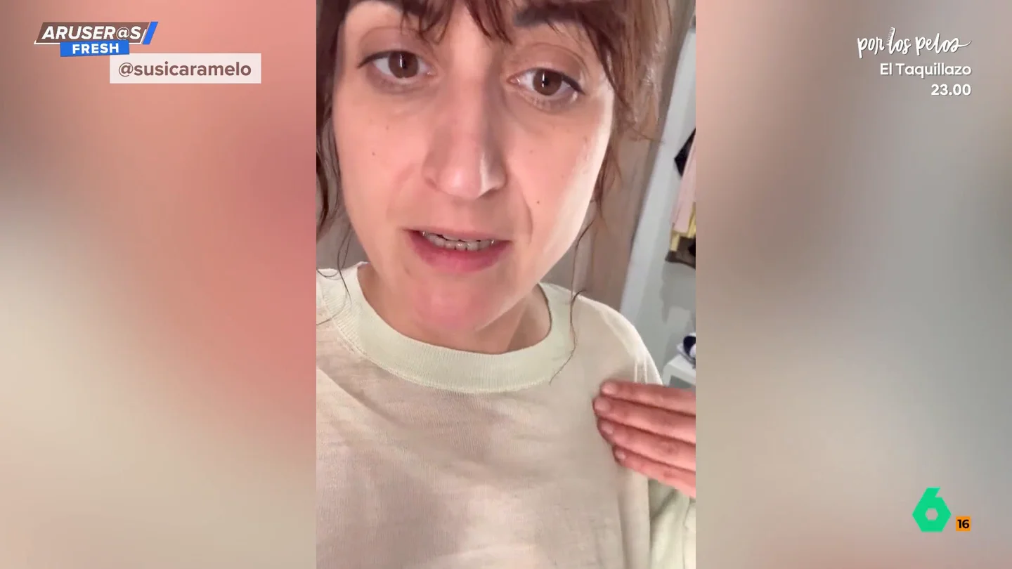 Susi Caramelo, de la ropa de Zara que se transparenta: "Es como papel de fumar, ¿se lo explicáis a mis pezones?" Susi Caramelo, de la ropa de Zara que se transparenta: "Es como papel de fumar, ¿se lo explicáis a mis pezones?"