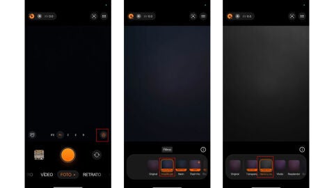 Nuevos filtros cámara Oppo