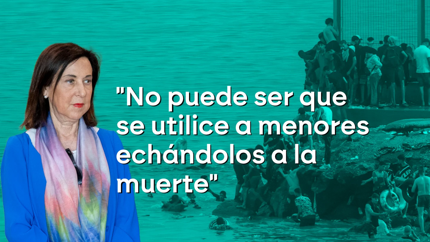 Margarita Robles se desmarca del silencio del Gobierno sobre Marruecos y pide que investiguen "hasta el final" la crisis en Ceuta. Margarita Robles se desmarca del silencio del Gobierno sobre Marruecos y pide que investiguen "hasta el final" la crisis en Ceuta.