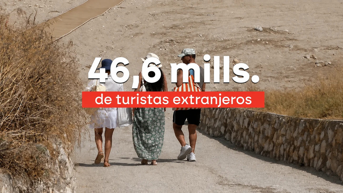 España suma casi 47 millones de turistas extranjeros en lo que va de año España suma casi 47 millones de turistas extranjeros en lo que va de año