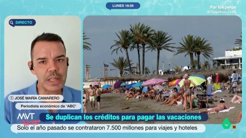 El periodista de 'ABC' indica que, en muchos casos, se pagan unos intereses muy elevados y que, adem&aacute;s, el pago de esa financiaci&oacute;n se extiende durante varios meses para unas vacaciones que van a durar, tan solo, una semana.