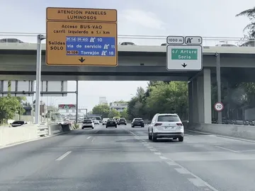La A-2 estrena desde hoy las pruebas del nuevo carril Bus-VAO La A-2 estrena desde hoy las pruebas del nuevo carril Bus-VAO