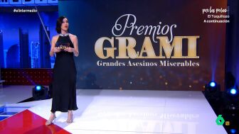 El Intermedio entregaba los Premios GRAMI a los "grandes asesinos miserables", un galard&oacute;n, presentado por Cristina Gallego, en el que los premiados "no firman aut&oacute;grafos, solo sentencias de muerte". 