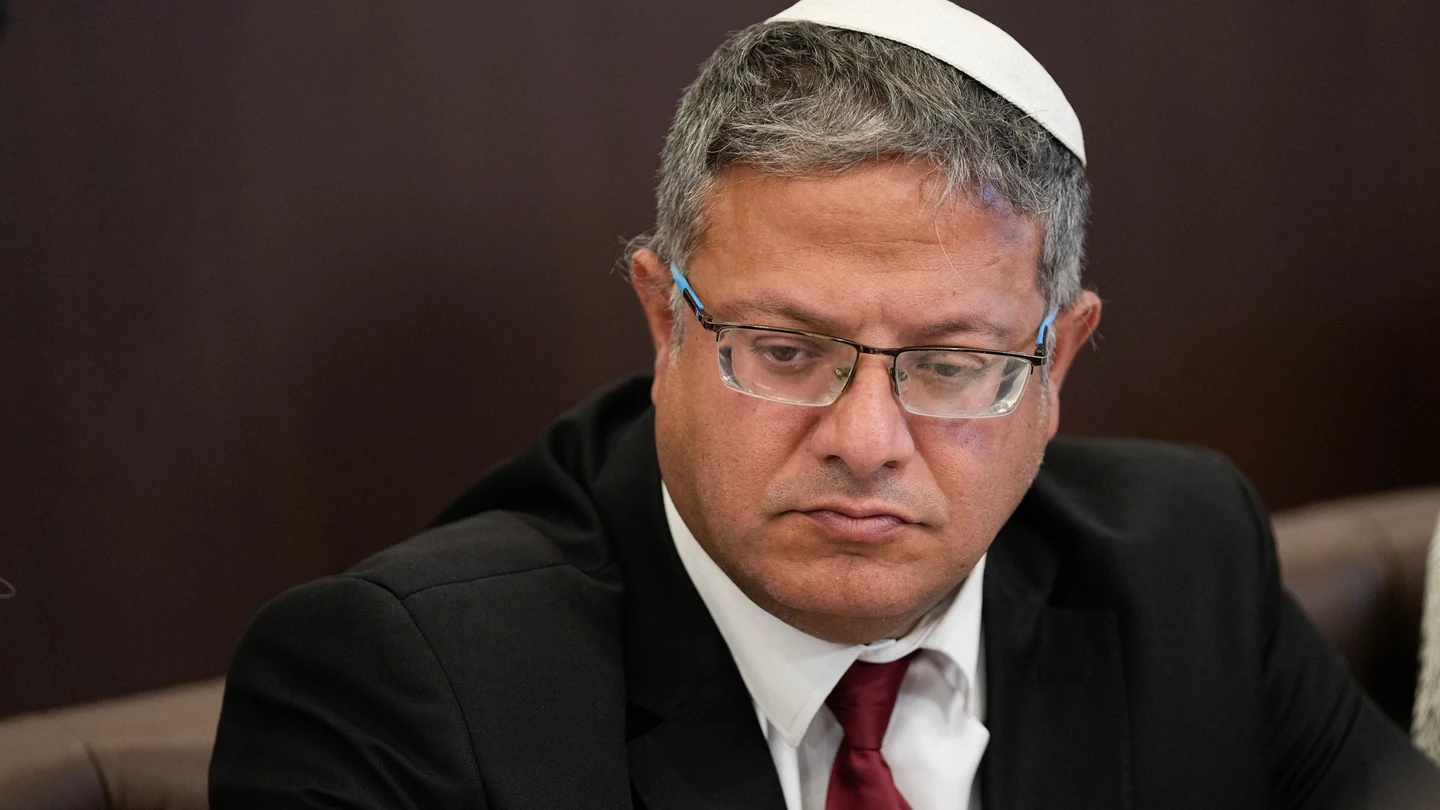 Imagen de archivo del ministro Ben Gvir. Imagen de archivo del ministro Ben Gvir.