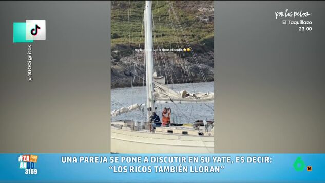 Ni el lujo salva las discusiones: la bronca viral de una "pareja de ricos" en un yate