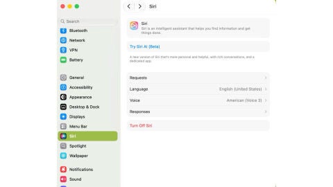Accediendo a la beta de Siri AI