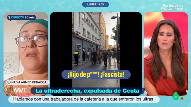 La ceut&iacute; que habl&oacute; con Alvise tras refugiarse en su cafeter&iacute;a: "&iquest;Cree que los musulmanes de Ceuta son espa&ntilde;oles o no?"