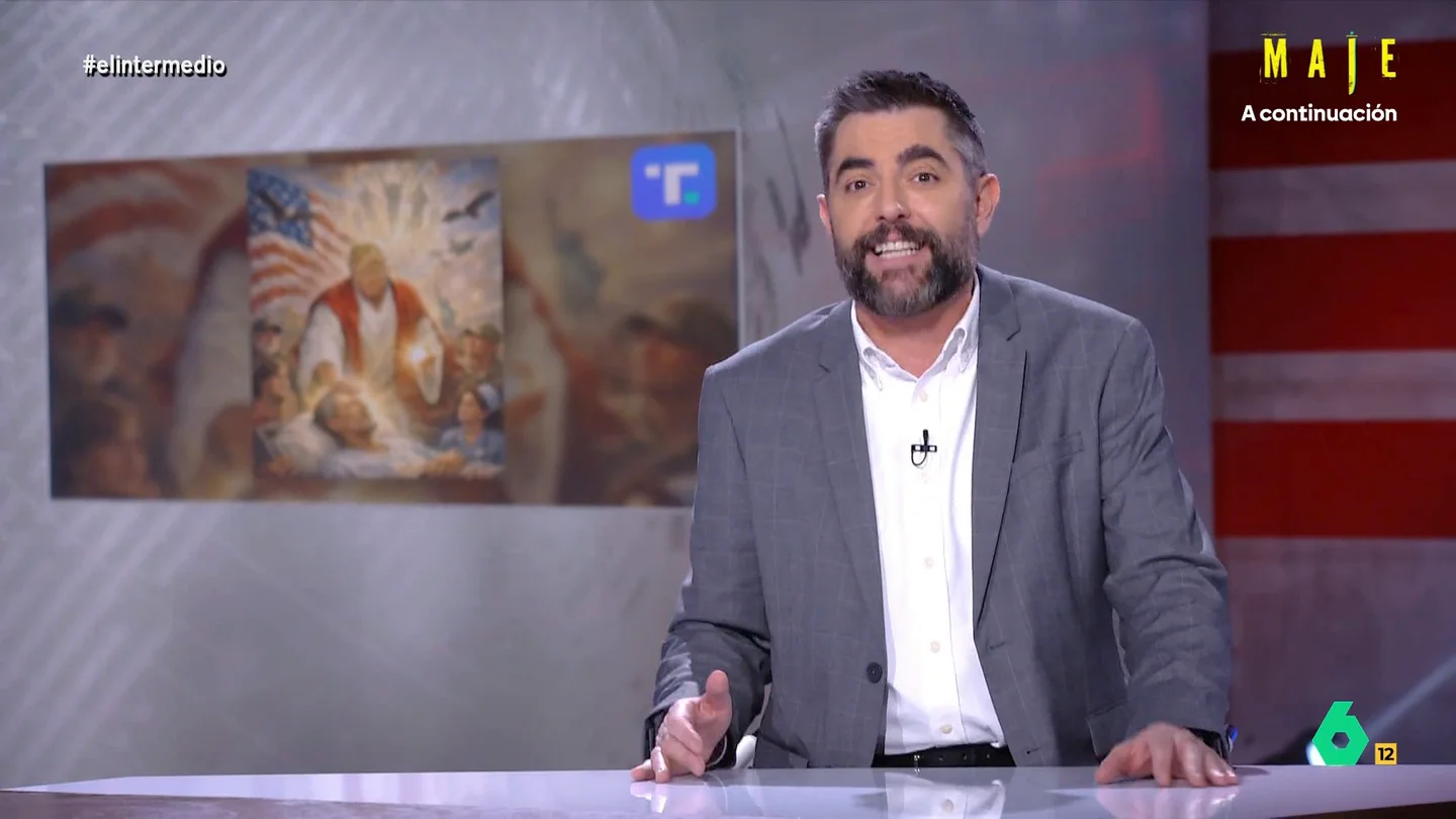Cuando Dani Mateo comparó al "enfermo" del montaje de Trump como Jesucristo con Grande-Marlaska Cuando Dani Mateo comparó al "enfermo" del montaje de Trump como Jesucristo con Grande-Marlaska