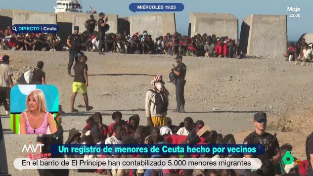 Afra Blanco denuncia a quienes hacen negocio con la vulnerabilidad de los migrantes en Ceuta: "Se est&aacute; estafando a un ser humano"