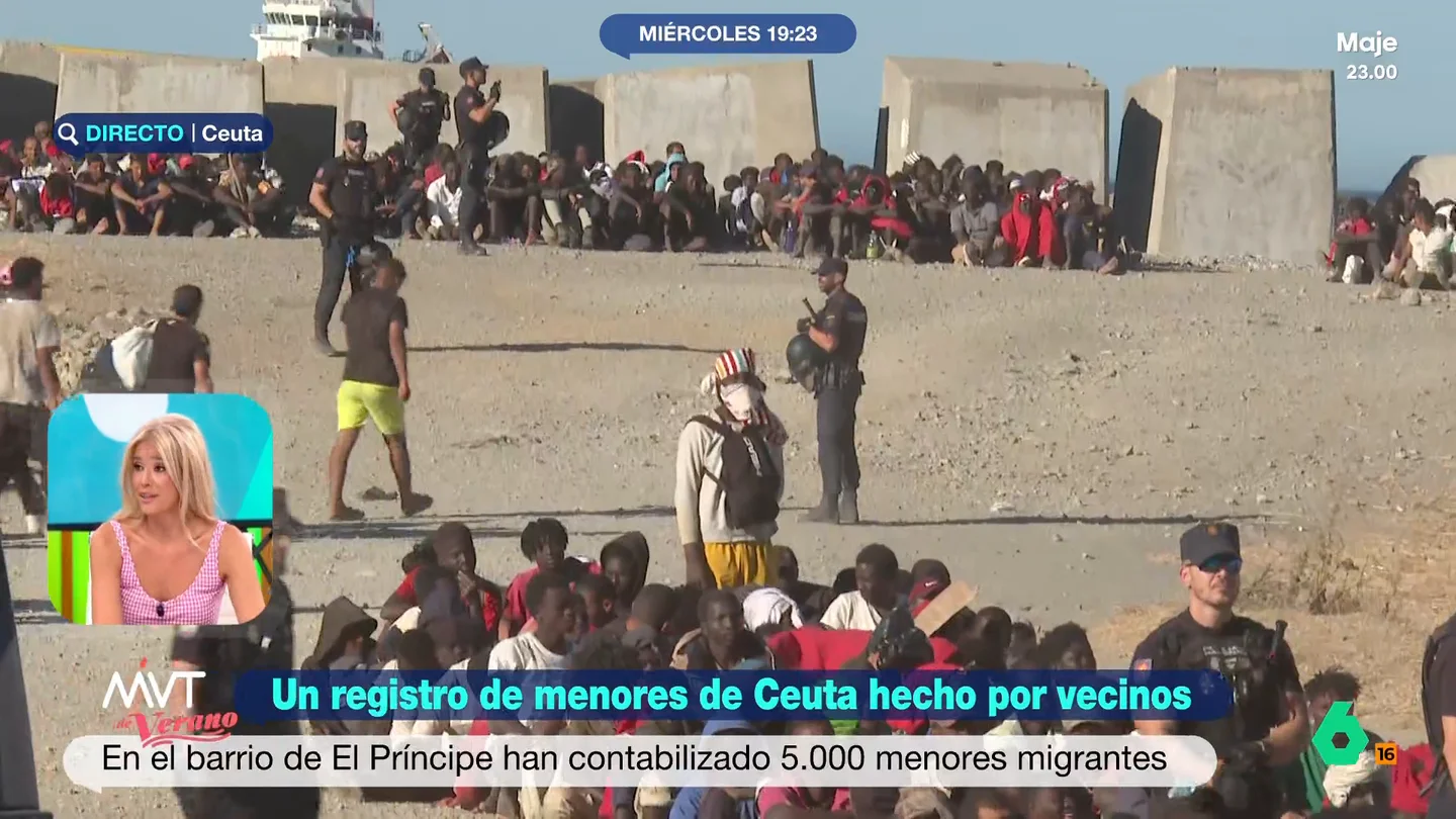 Afra Blanco denuncia a quienes hacen negocio con la vulnerabilidad de los migrantes en Ceuta: "Se está estafando a un ser humano" Afra Blanco denuncia a quienes hacen negocio con la vulnerabilidad de los migrantes en Ceuta: "Se está estafando a un ser humano"