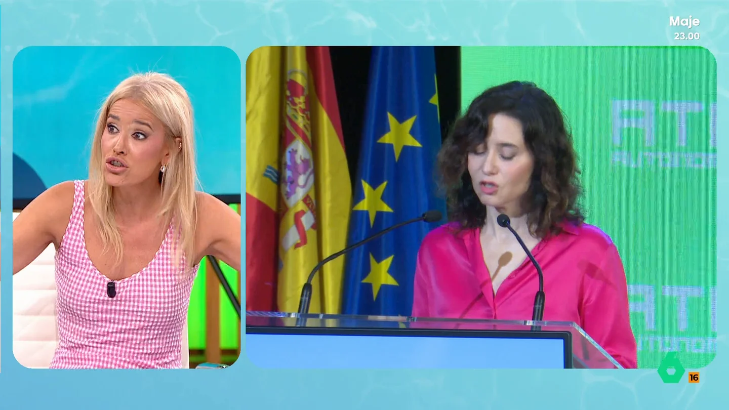Afra Blanco no cree las explicaciones de Ayuso sobre el ático: "Se debe pensar que somos gilipollas todos" La presidenta de la Comunidad de Madrid se ha desvinculado de la compra del inmueble de lujo que, supuestamente, iba a utilizar como oficina. Para la sindicalista, la realidad es "sencilla" ya iba a convertirse en la residencia de la presidenta.