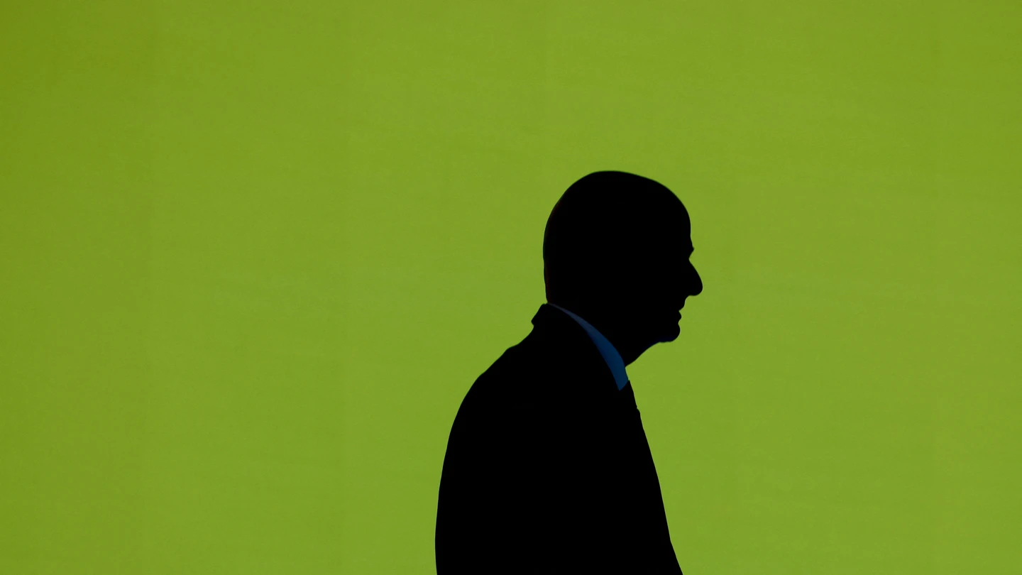 El presidente de la FIFA, Gianni Infantino, en la sombra El presidente de la FIFA, Gianni Infantino, en la sombra
