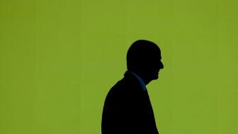 El presidente de la FIFA, Gianni Infantino, en la sombra