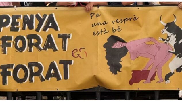 "Un agujero es un agujero": el repugnante cartel sexista de una pe&ntilde;a en las fiestas de Sagunto