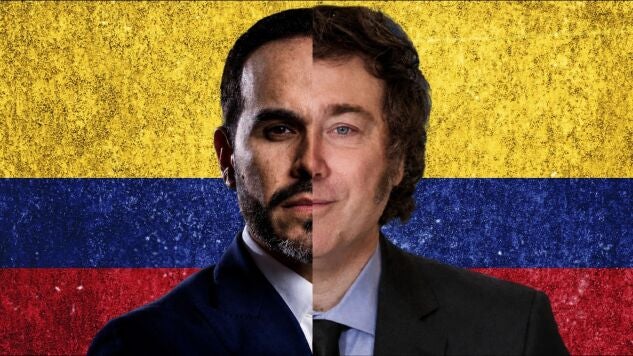 Fotomontaje del presidente de Colombia y Javier Milei.