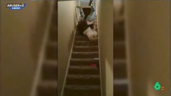La brutal ca&iacute;da de una pareja por unas escaleras: "Ahora les unir&aacute; la misma habitaci&oacute;n del hospital"