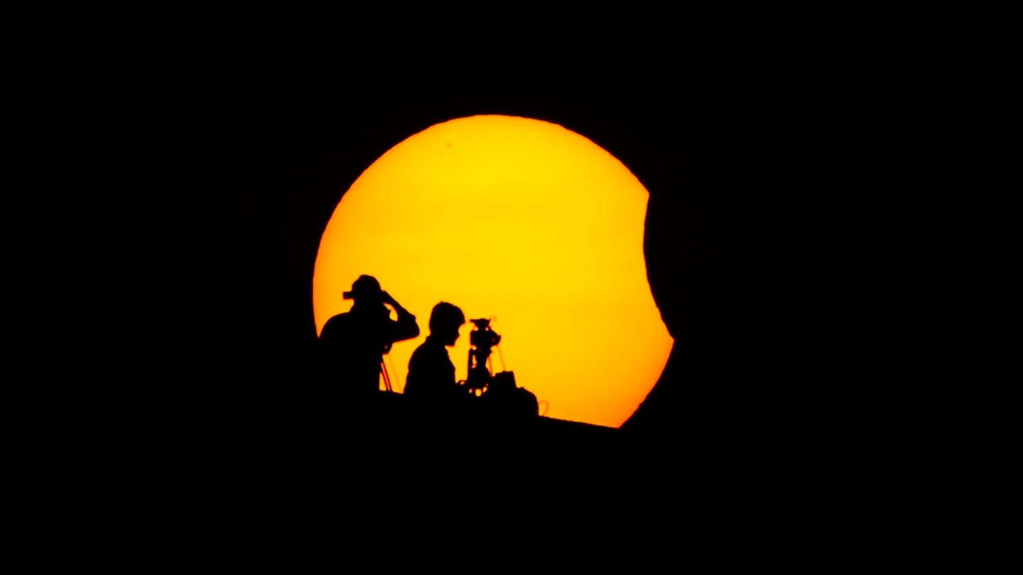 Fotograf&iacute;a de archivo de un eclipse