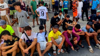 Menores migrantes, en Ceuta