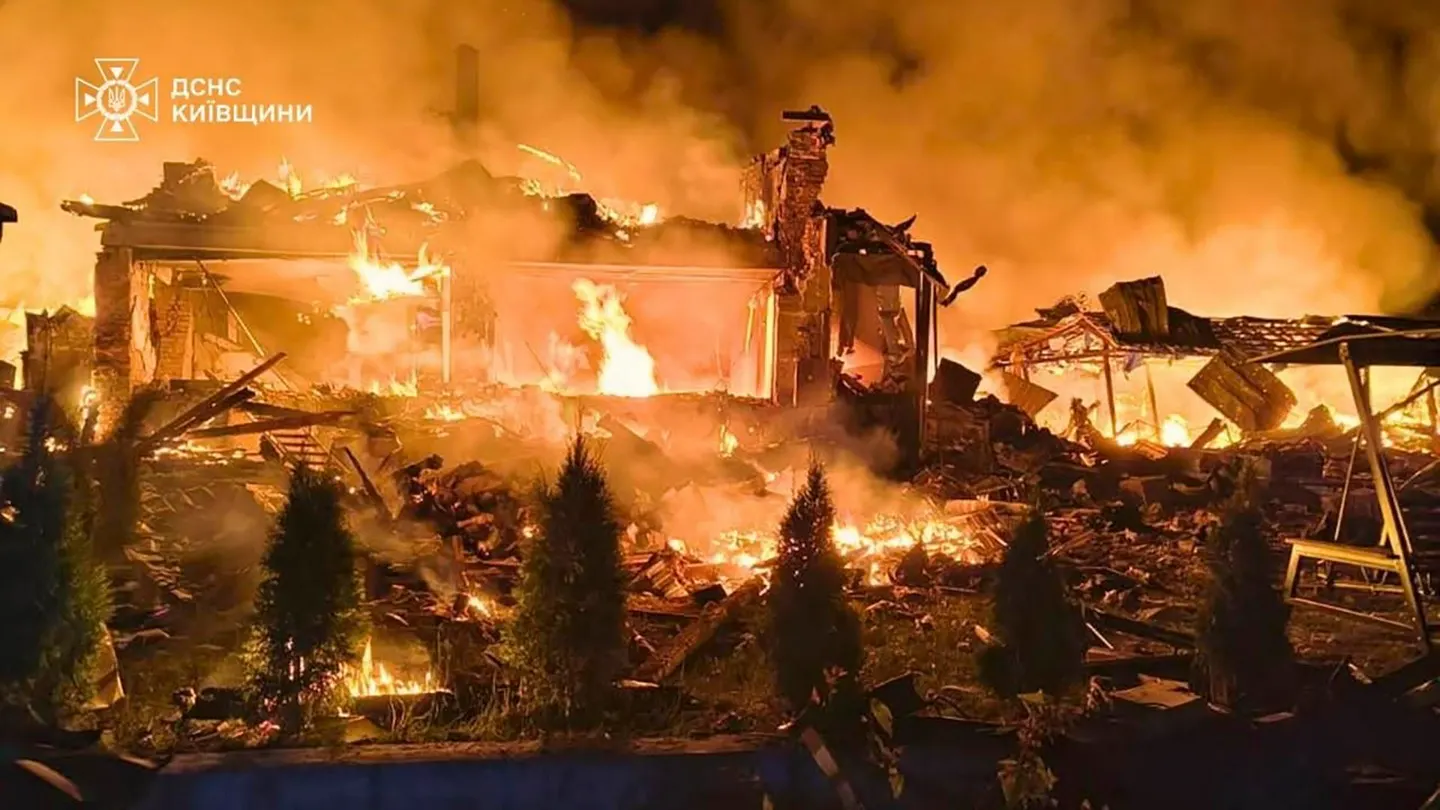 Kyiv, tras un ataque de Rusia Kyiv, tras un ataque de Rusia