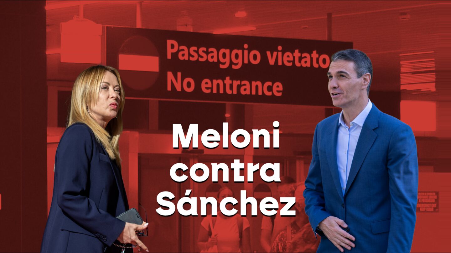 Meloni contra S&aacute;nchez. 