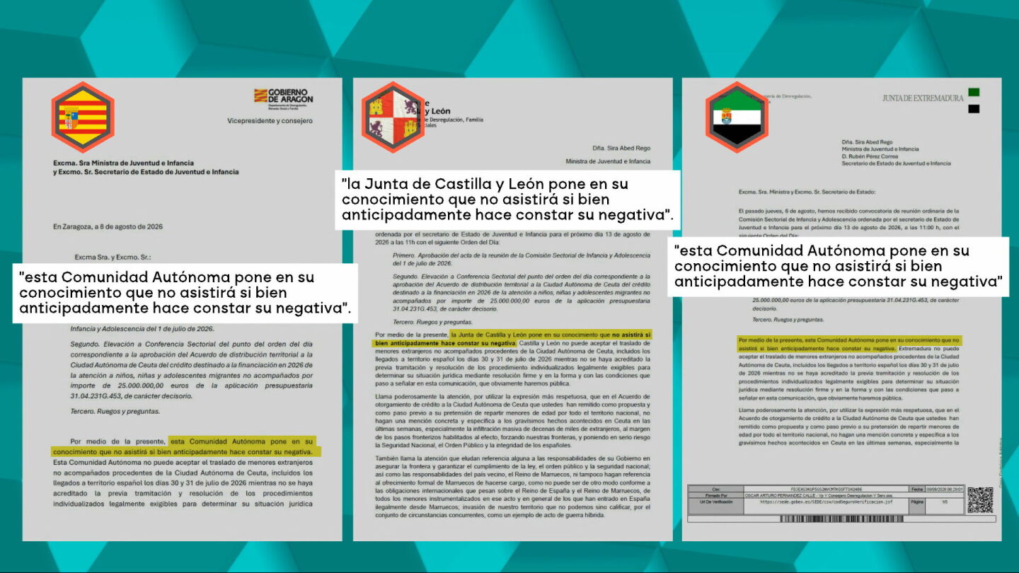 Cartas de Vox a la ministra Sira Rego