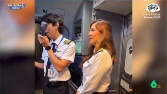 El emotivo mensaje de un copiloto al revelar que su madre es la comandante del avi&oacute;n: "Hoy comparto el cielo con ella"