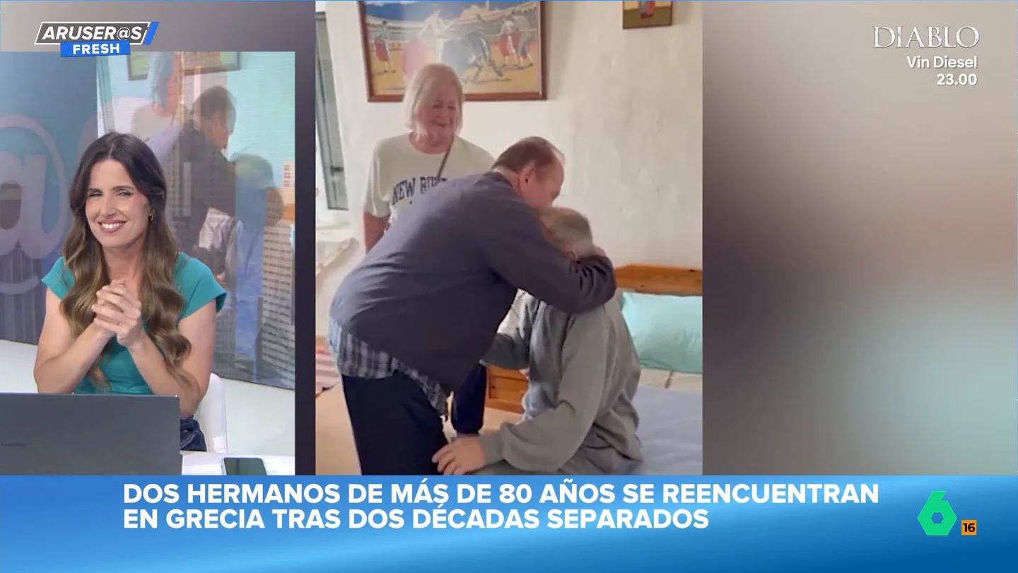 El emocionante reencuentro "de película" de dos hermanos de más de 80 años tras décadas separados El emocionante reencuentro "de película" de dos hermanos de más de 80 años tras décadas separados