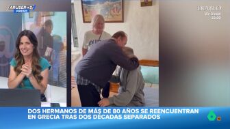 El emocionante reencuentro "de pel&iacute;cula" de dos hermanos de m&aacute;s de 80 a&ntilde;os tras d&eacute;cadas separados