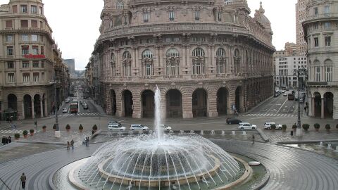 Plaza de Ferrari. Génova