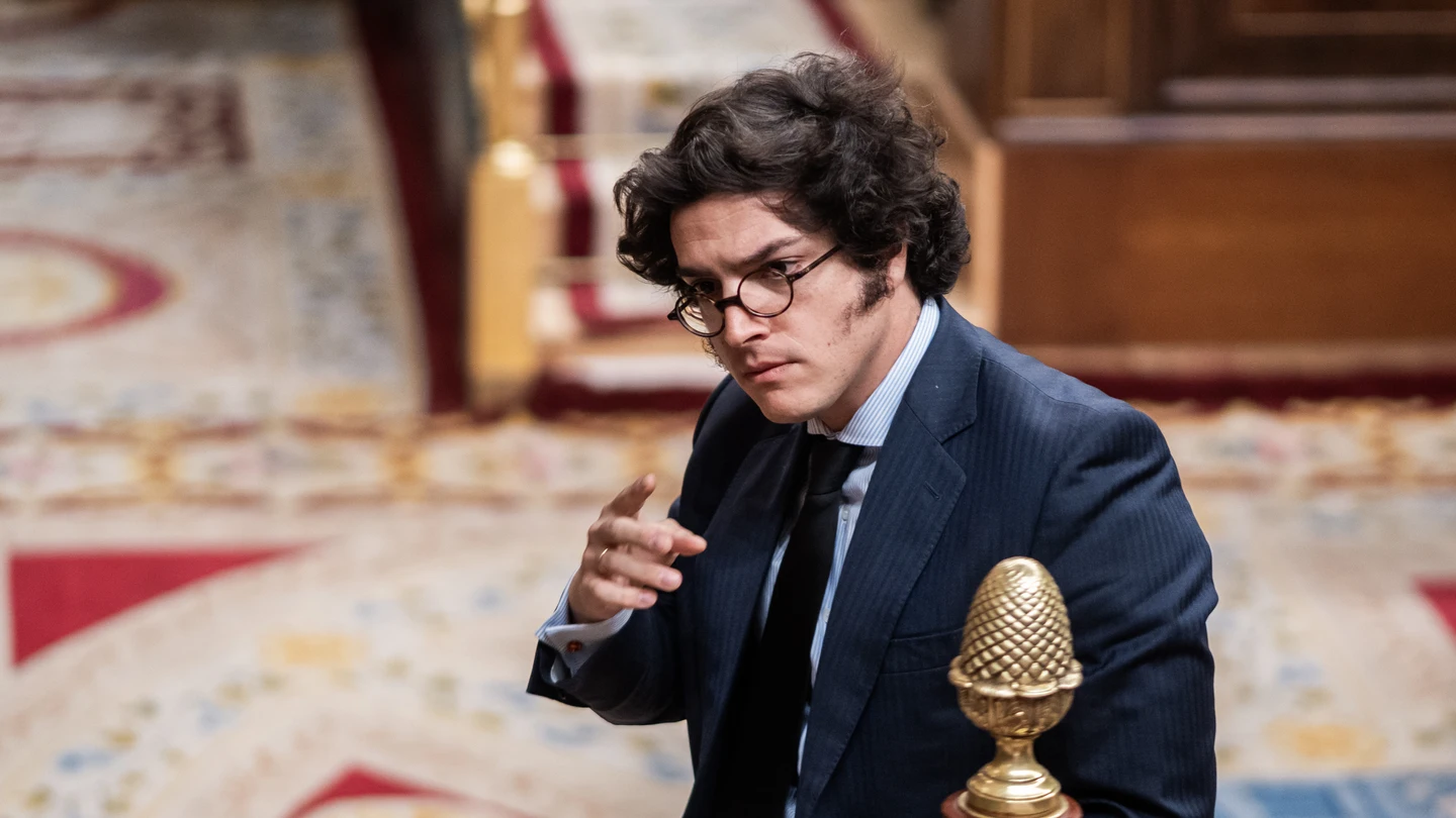 El diputado de Vox José María Figaredo durante una sesión plenaria, en el Congreso de los Diputados El diputado de Vox José María Figaredo durante una sesión plenaria, en el Congreso de los Diputados