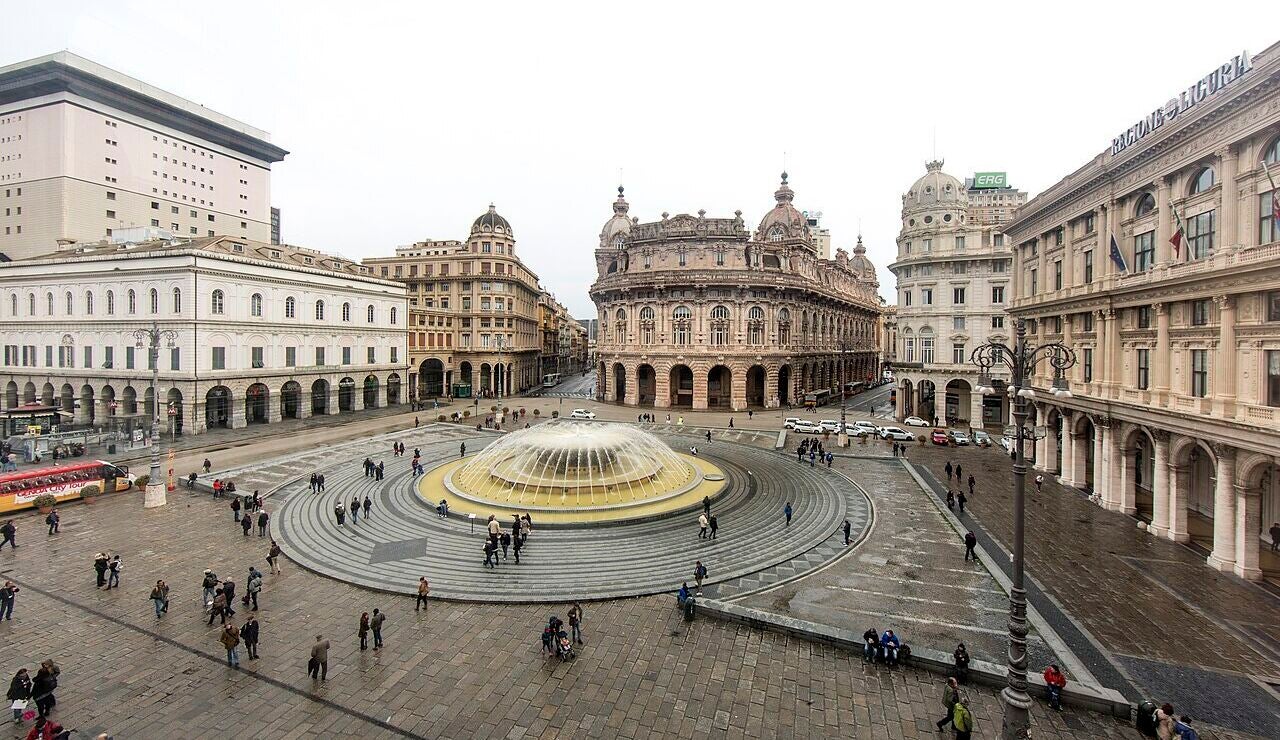 Plaza de Ferrari de G&eacute;nova