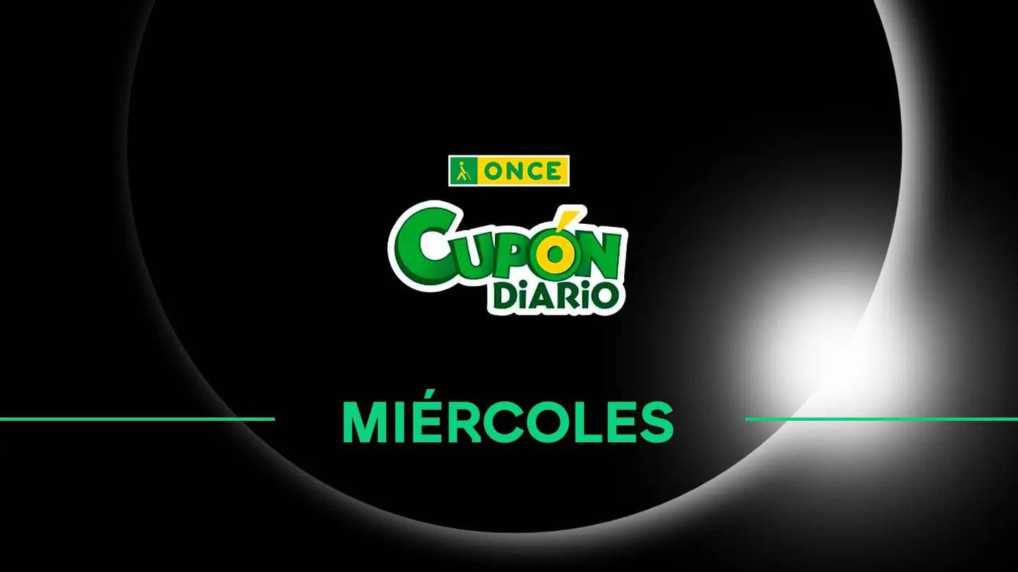 Comprueba el resultado del Cupón Diario de la ONCE del día del eclipse, 12 de agosto de 2026 Comprueba el resultado del Cupón Diario de la ONCE del día del eclipse, 12 de agosto de 2026